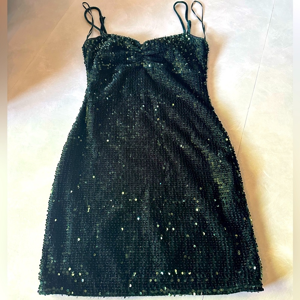 Zara sequins mini dress